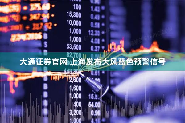 大通证券官网 上海发布大风蓝色预警信号