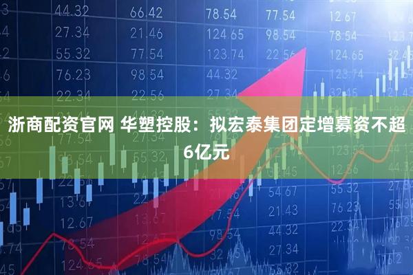 浙商配资官网 华塑控股：拟宏泰集团定增募资不超6亿元